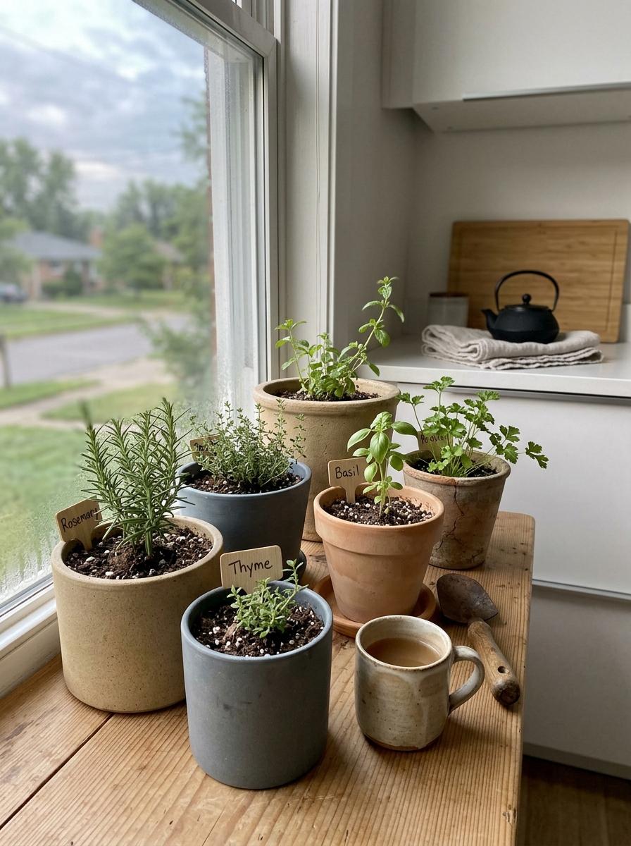 How To Curate A Functional Japandi Herb Garden Indoors