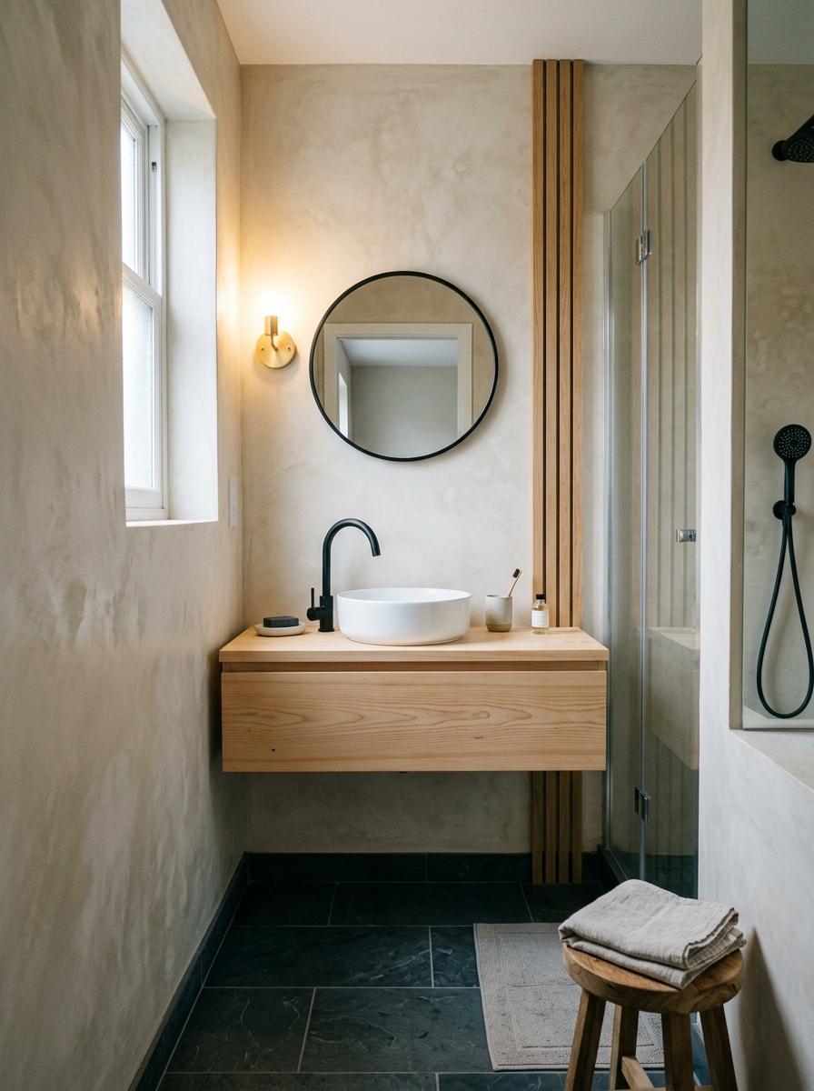 How To Design A Minimalist Japandi Bathroom In Small Spaces