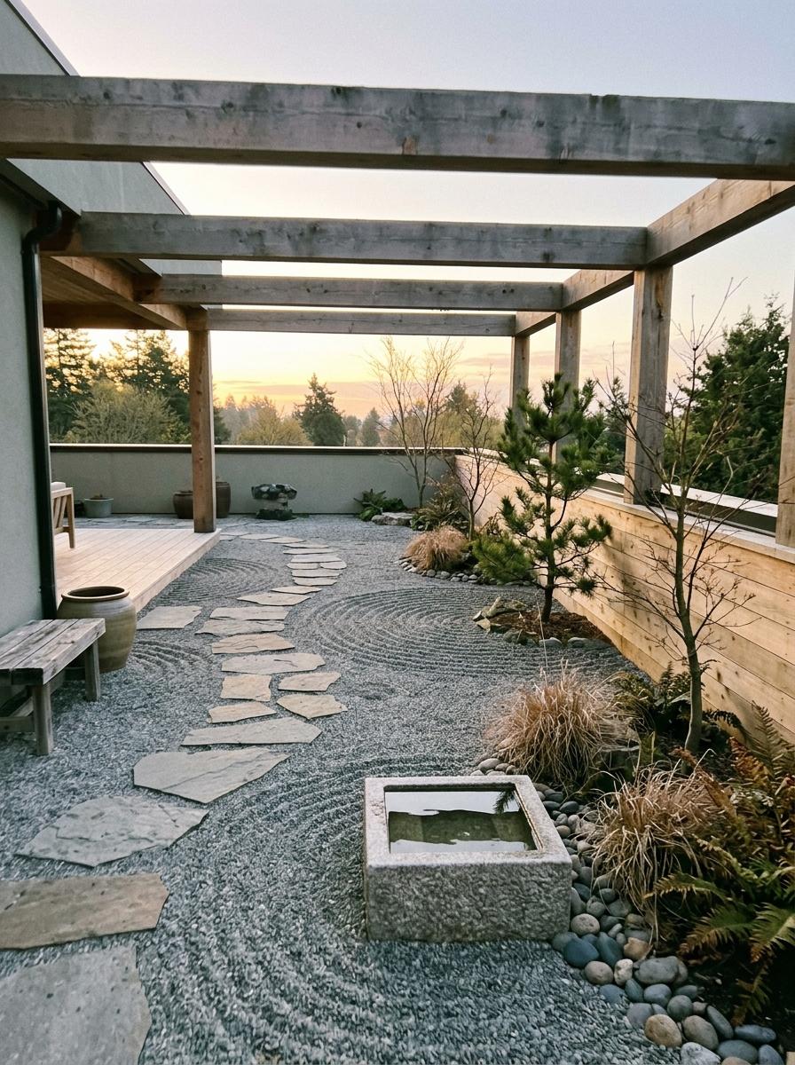How To Design A Quiet Outdoor Minimalist Japandi Garden