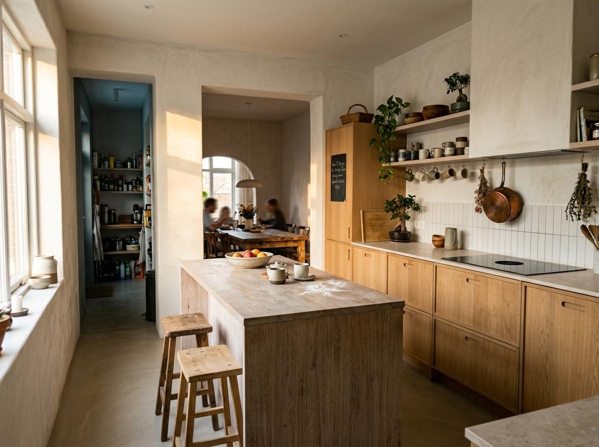 How To Design An Inviting Space Using Warm Japandi Kitchen Style