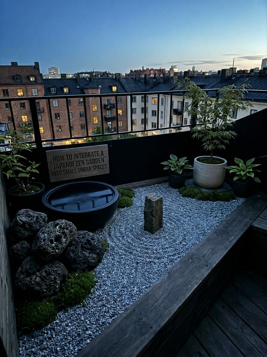 How To Integrate A Japandi Zen Garden Into Small Urban Spaces