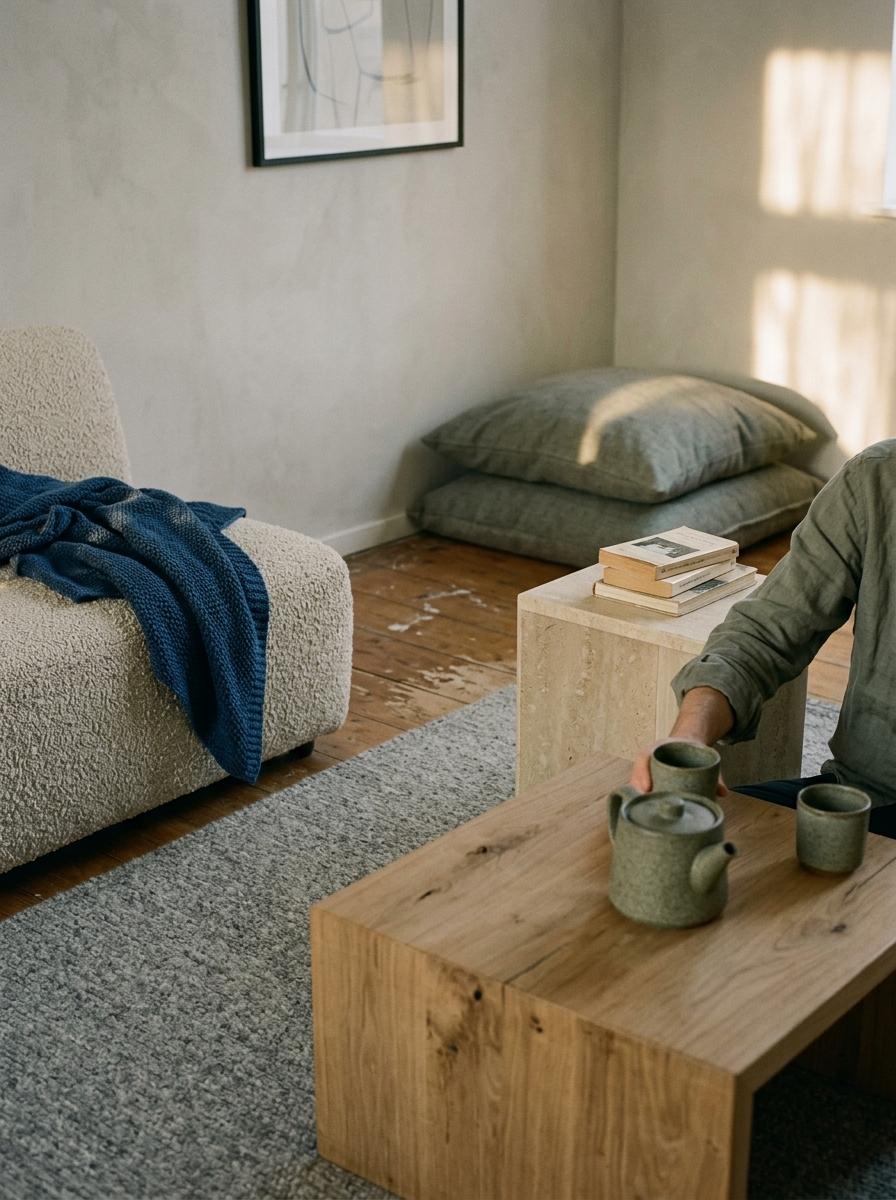 How To Master A Harmonious Japandi Living Room Color Palette