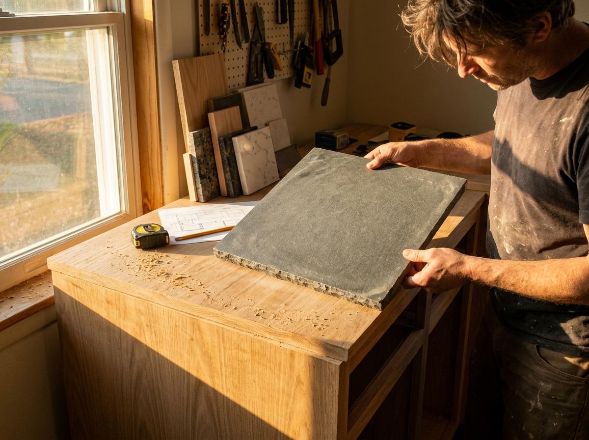 How To Pair Oak Cabinets With Japandi Kitchen Countertops