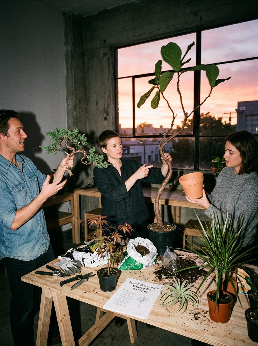 How To Select The Best Sculptural Japandi Office Plants