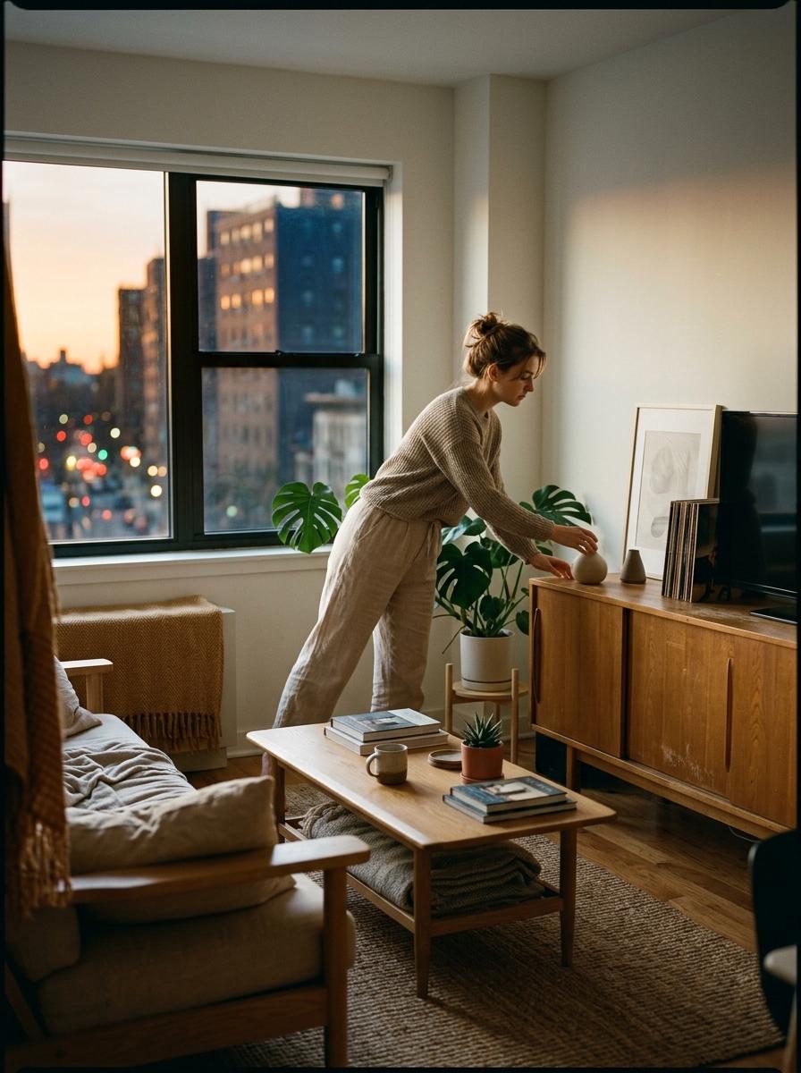 How To Style A Functional Japandi Living Room In An Apartment