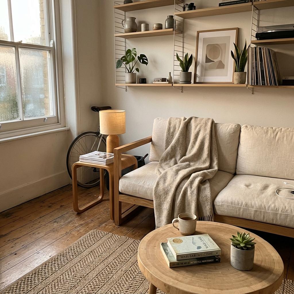 How To Style A Small Apartment With Japandi Living Room Decor