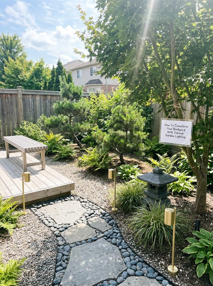 How To Transform Your Backyard With Japandi Garden Lighting