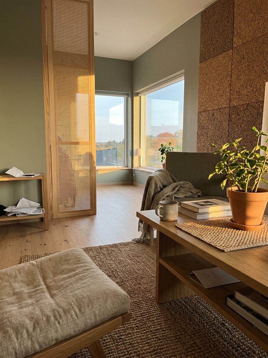 Incorporating Plant Based Materials Into Japandi Decor