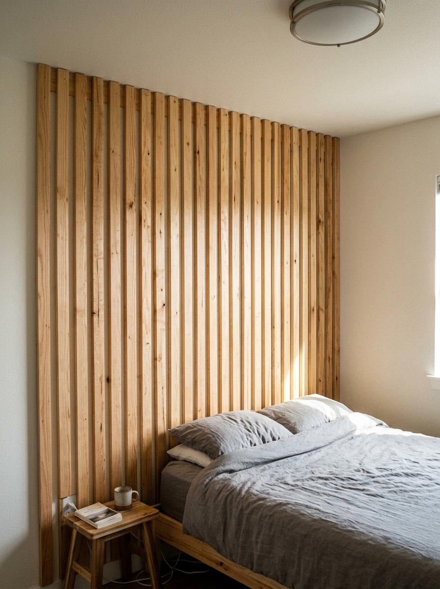 Incorporating Wooden Elements Into Your Japandi Bedroom Wall Decor