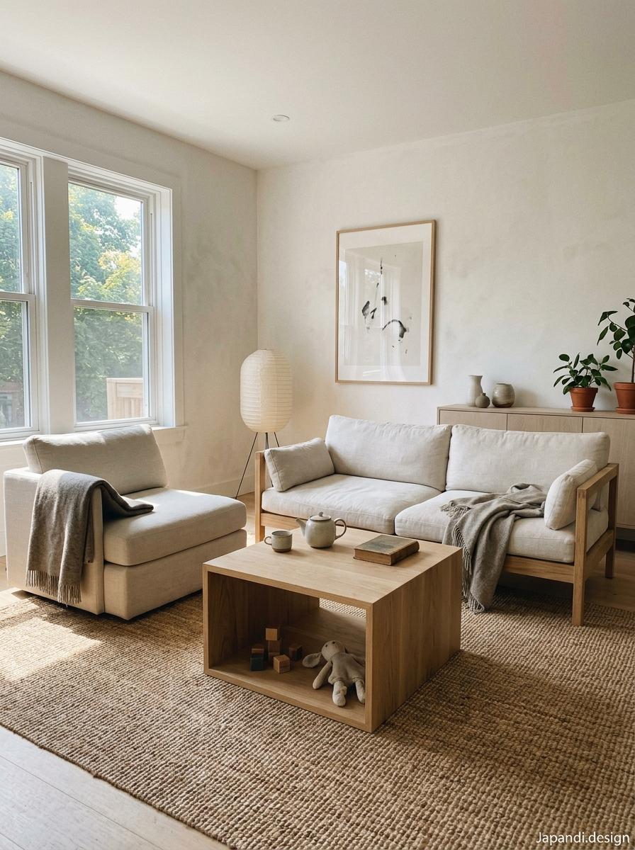 Innovative Ideas For A Polished Japandi Living Room Layout