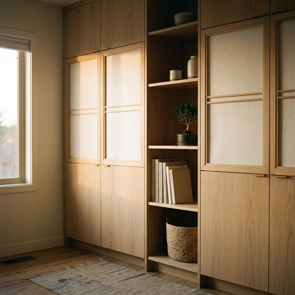 Innovative Storage Solutions For A Japandi Interior Design Home