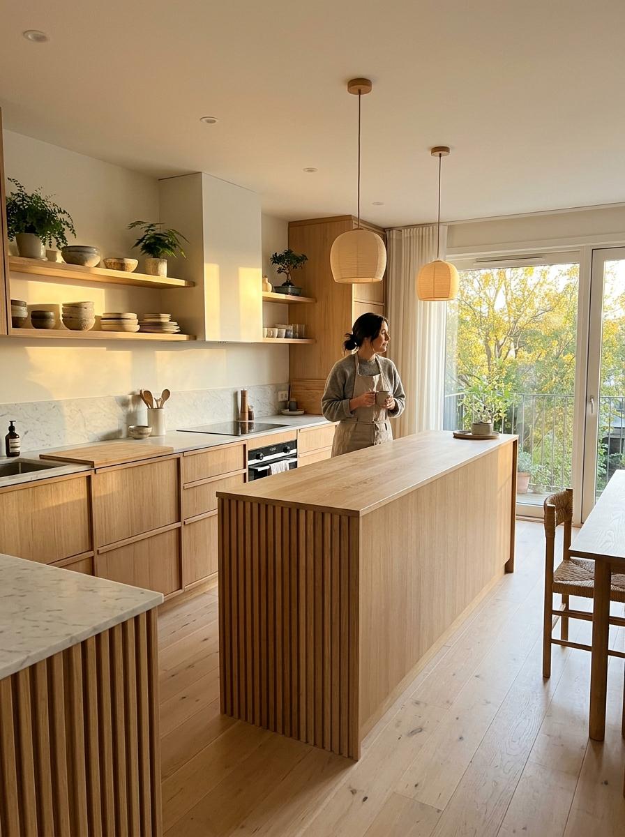Inside A Light Filled Scandi Japandi Kitchen Renovation