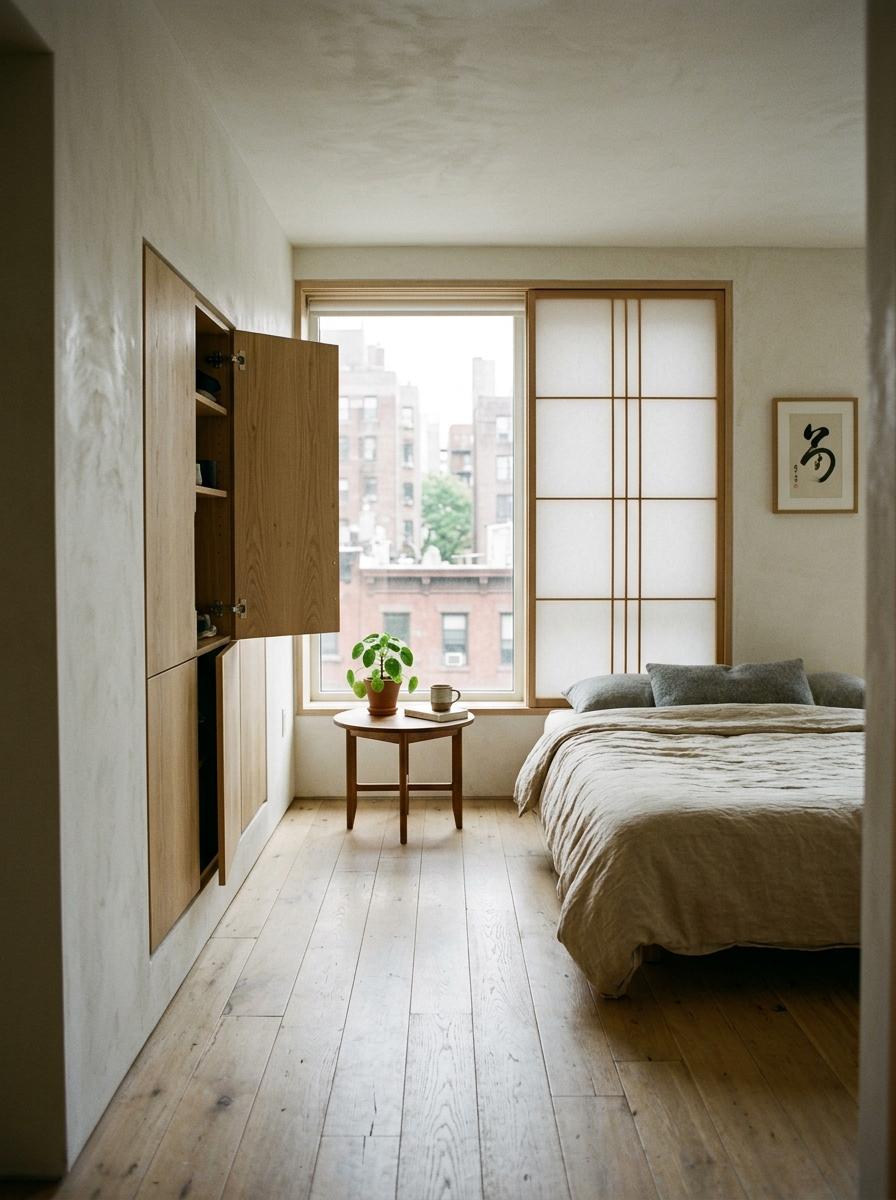 Inside A Peaceful Japandi Sanctuary In The Small Apartment