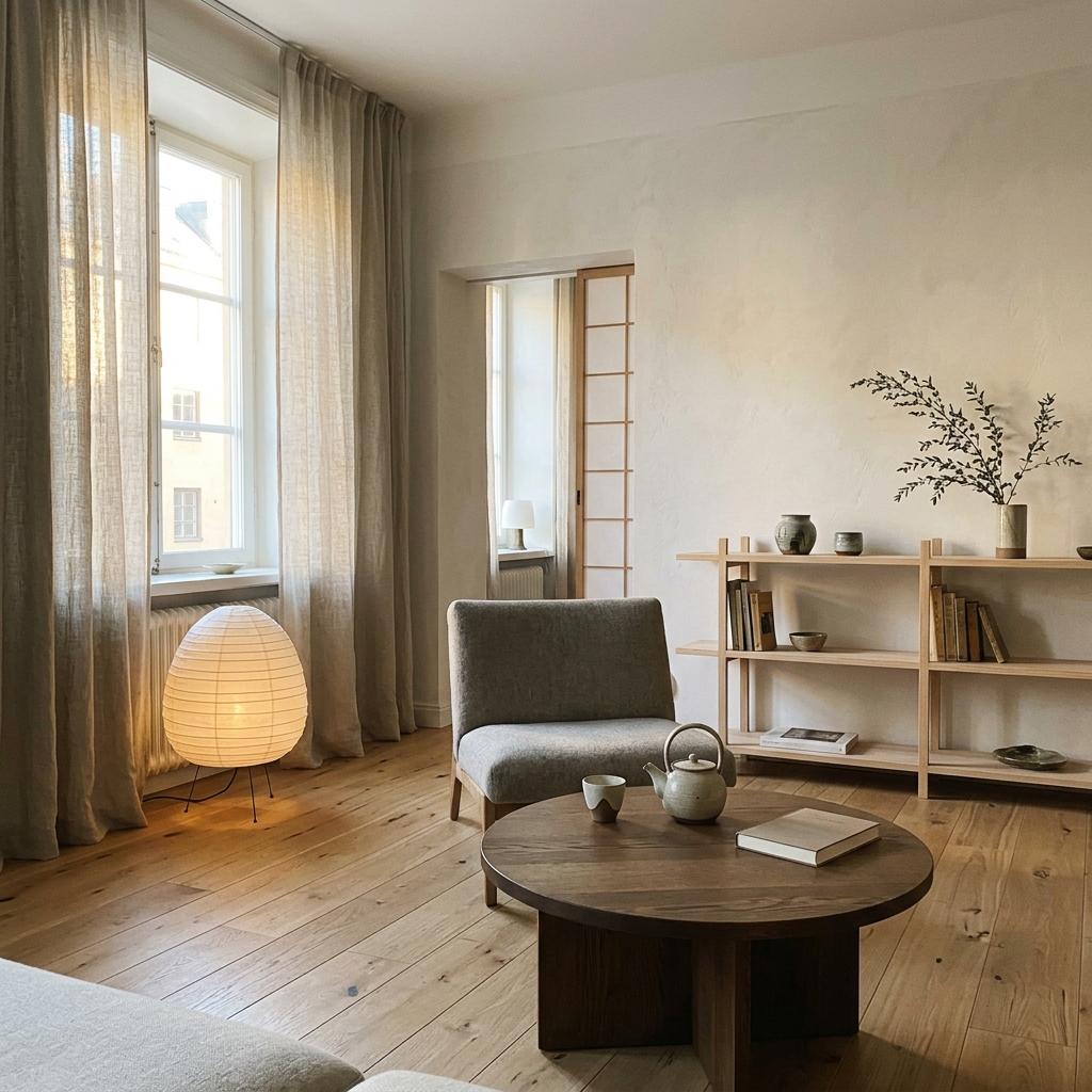 Inside A Peaceful Scandinavian Sanctuary With Japandi Influences