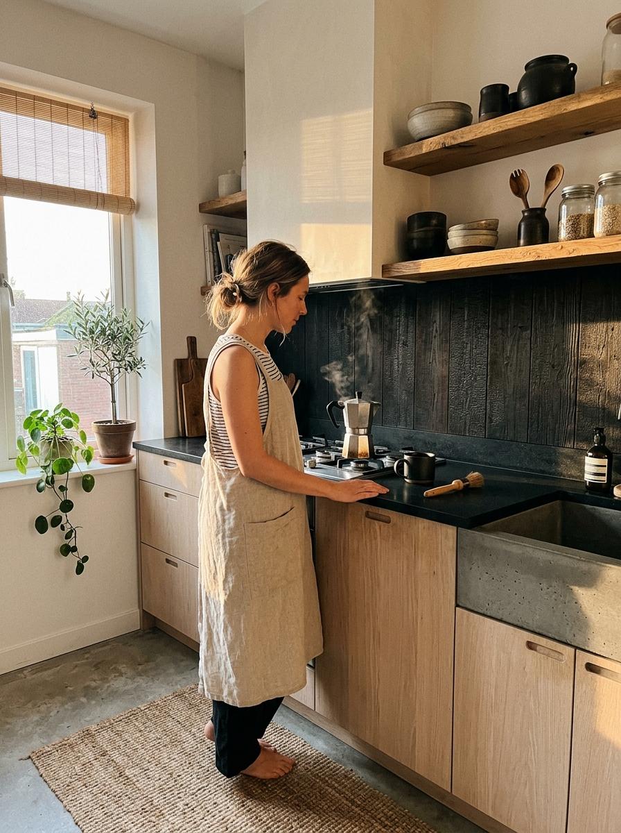 Inside A Practical Yet Stylish Japandi Kitchen Oasis