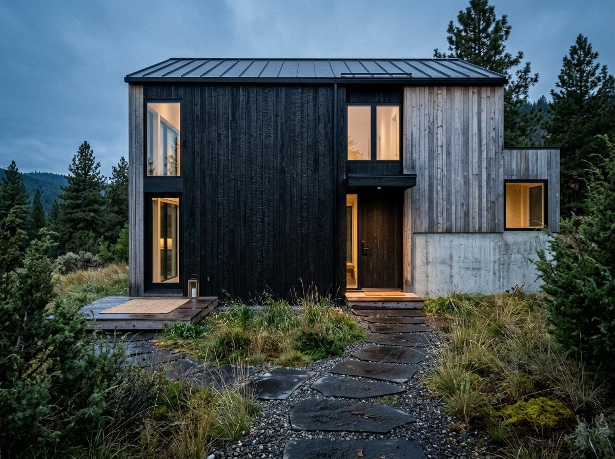 Integrating Natural Textures Into A Japandi Exterior Design