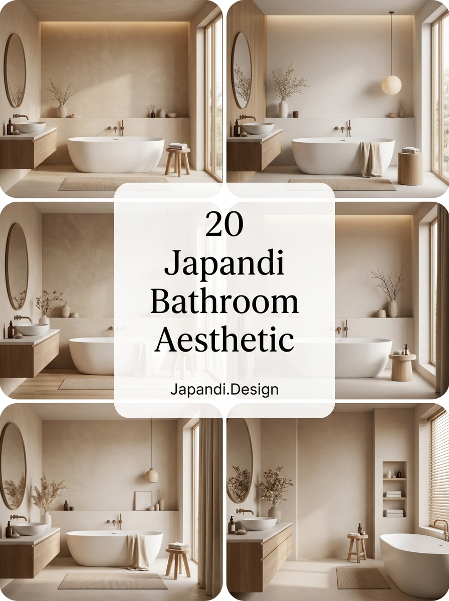 Japandi Bathroom Aesthetic Elements for a Minimalist Sanctuary