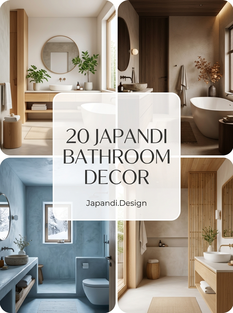 Japandi Bathroom Decor Elements for a Balanced Minimalist Sanctuary