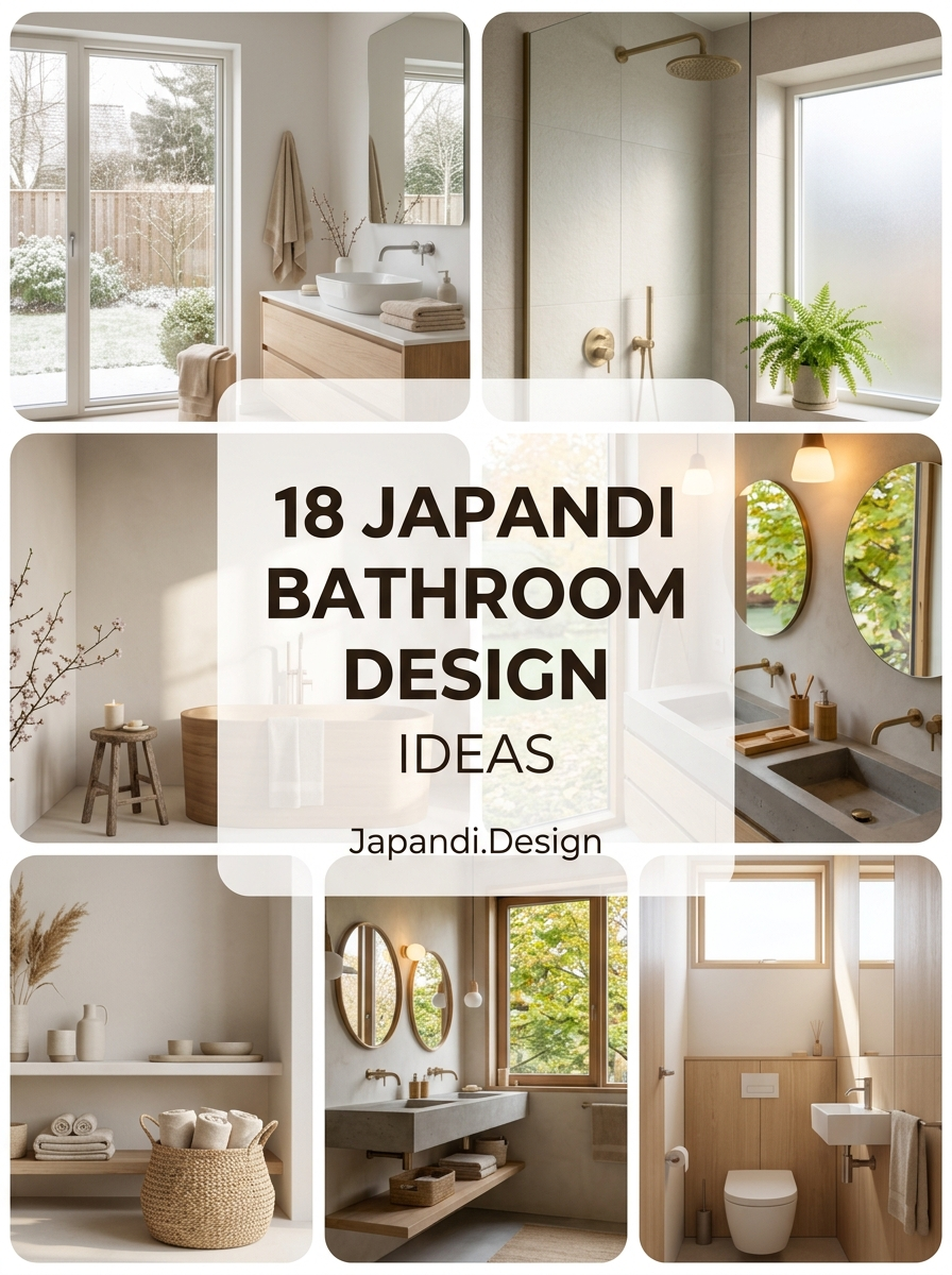 Japandi Bathroom Design Concepts for a Refined Minimalist Retreat