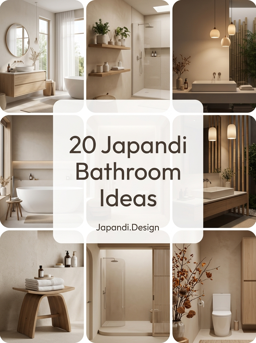 Japandi Bathroom Ideas That Cultivate Modern Minimalism