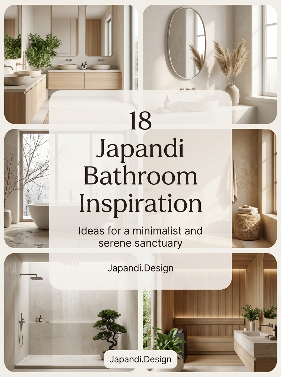Japandi Bathroom Inspiration for a Refined Minimalist Sanctuary