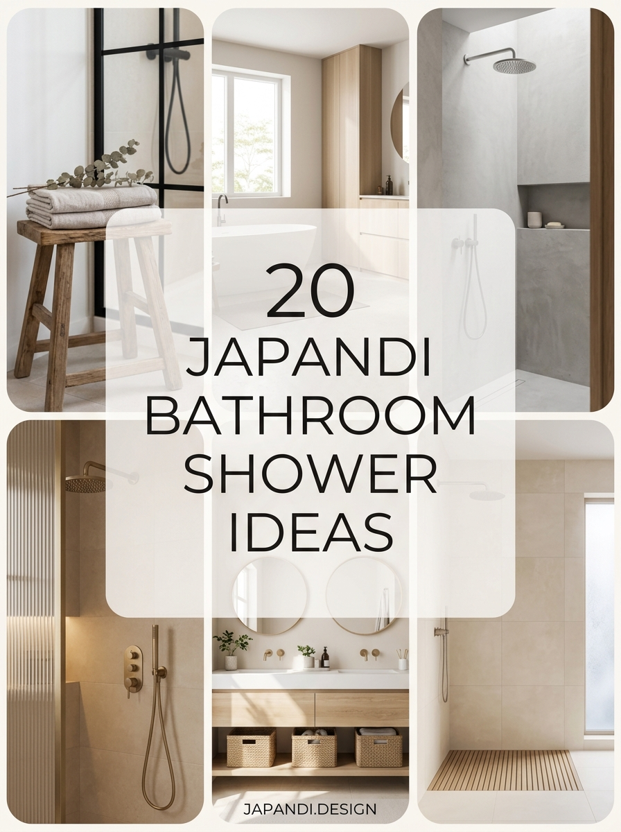 Japandi Bathroom Shower Ideas for a Minimalist Sanctuary