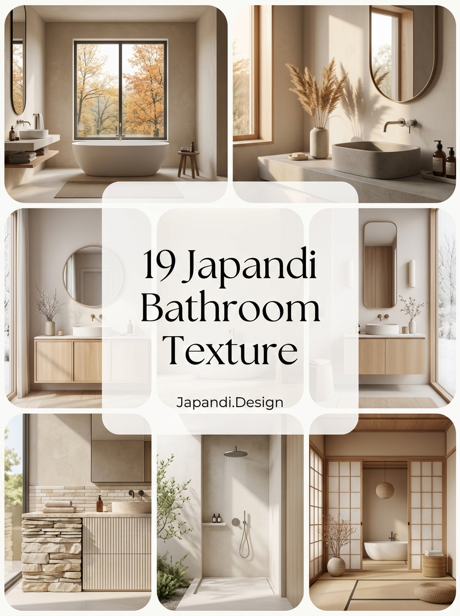 Japandi Bathroom Textures That Elevate Modern Minimalism