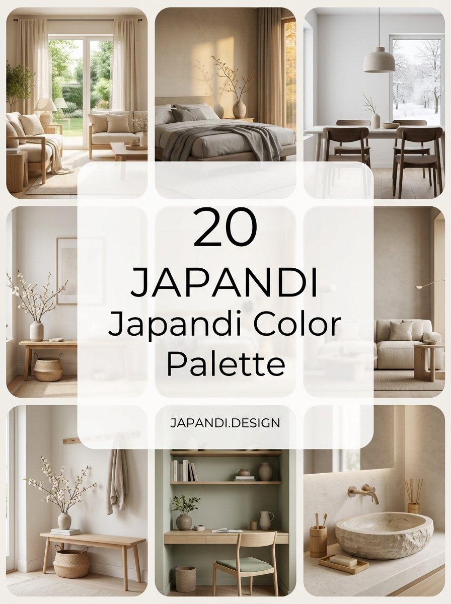 Japandi Color Palette Combinations for a Balanced Minimalist Home