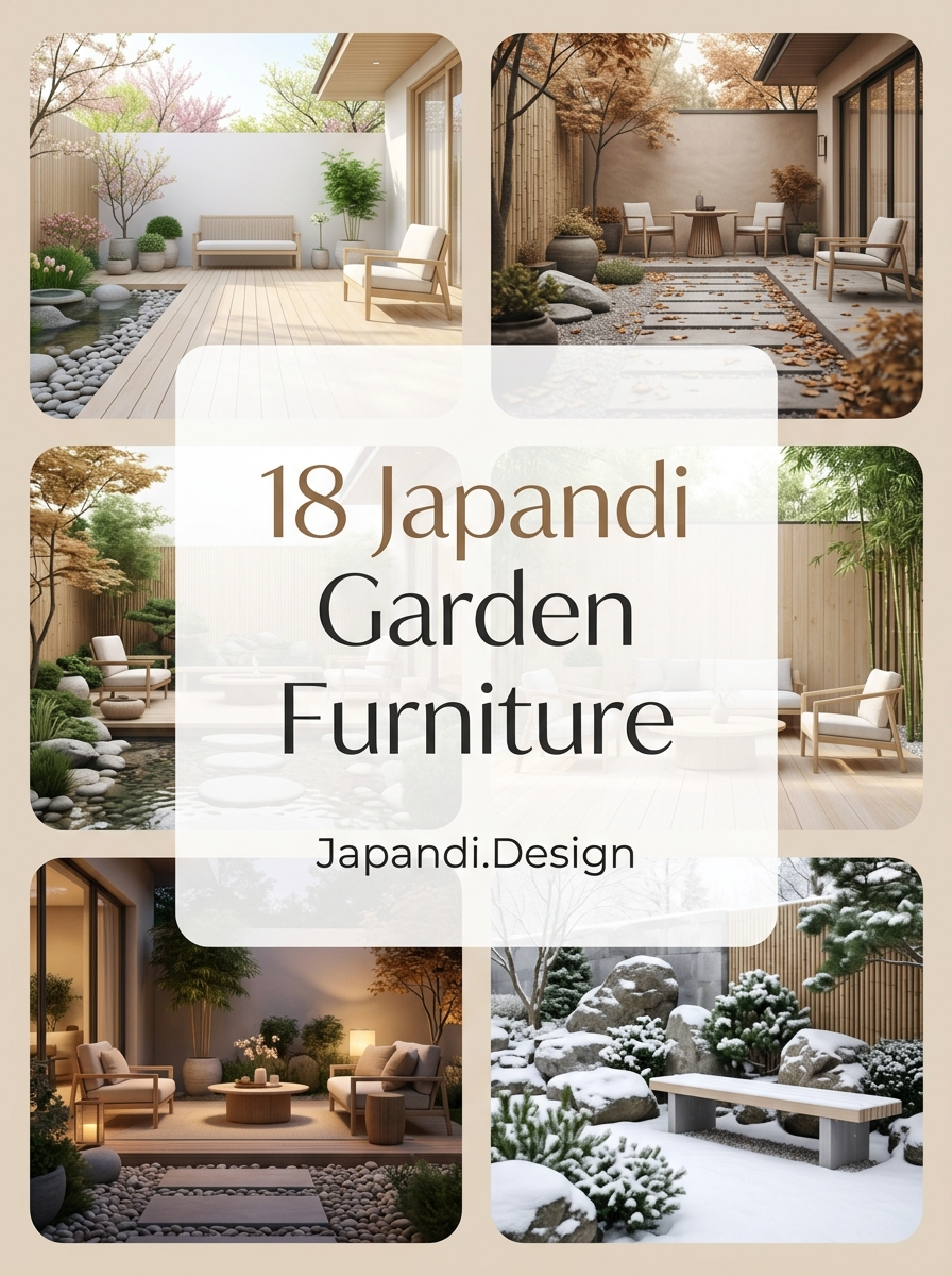Japandi Garden Furniture Sets for a Harmonious Outdoor Sanctuary