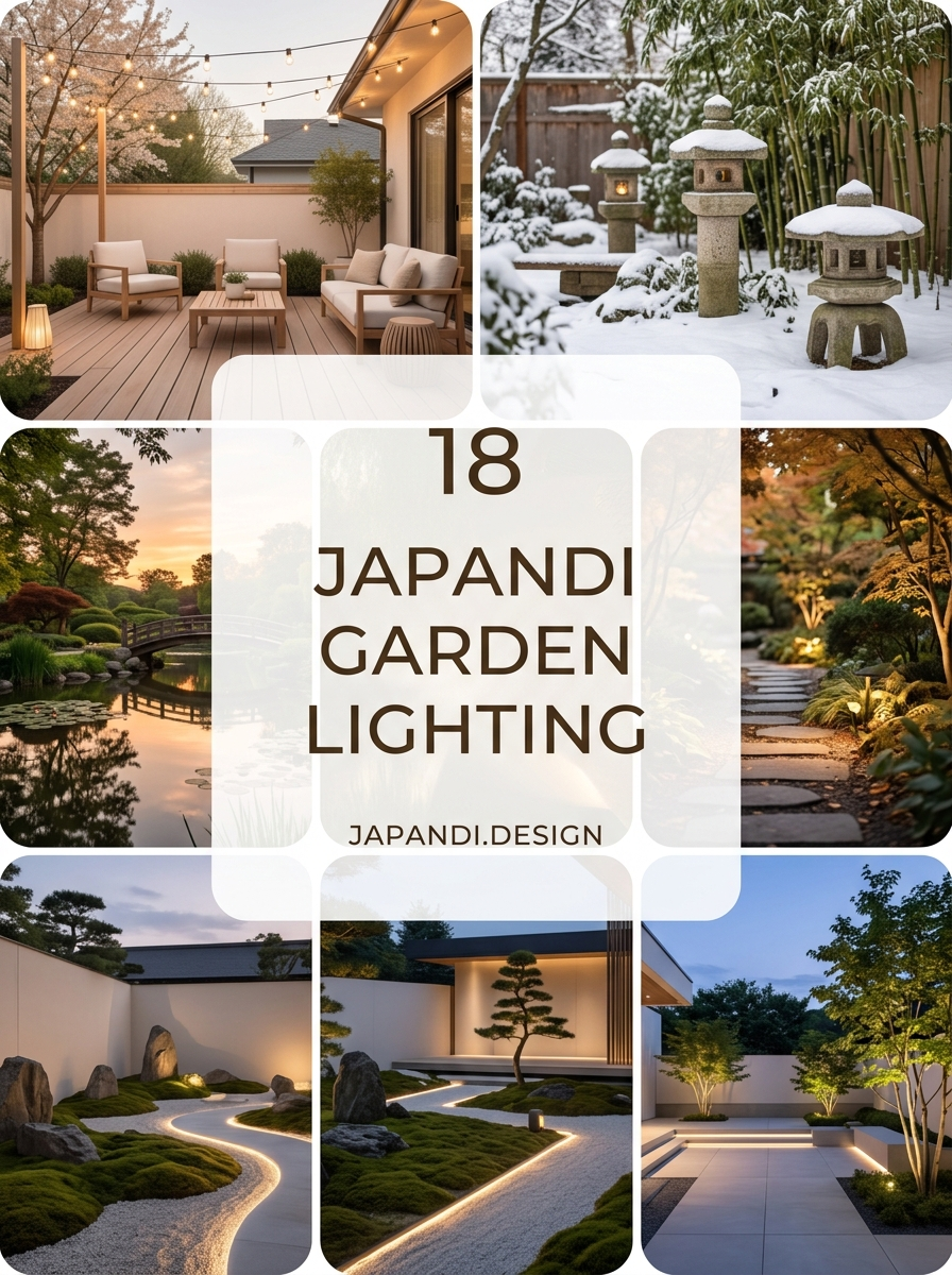 Japandi Garden Lighting Concepts for a Minimalist Outdoor Sanctuary