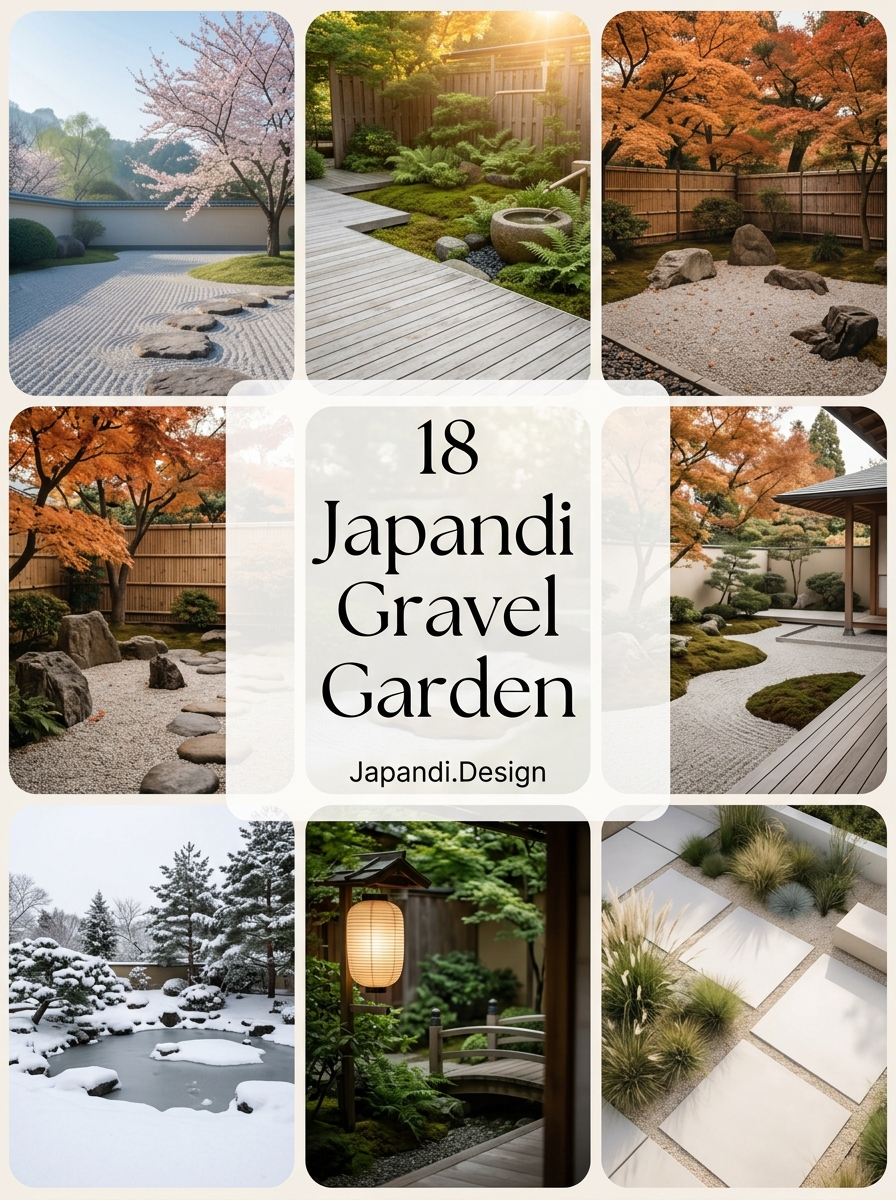 Japandi Gravel Garden Concepts for a Minimalist Outdoor Retreat