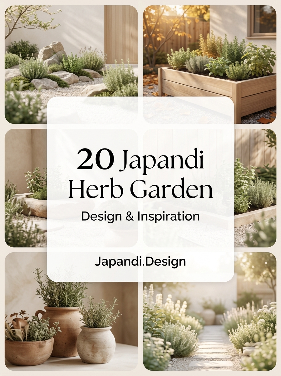 Japandi Herb Garden Concepts for a Minimalist Kitchen Oasis