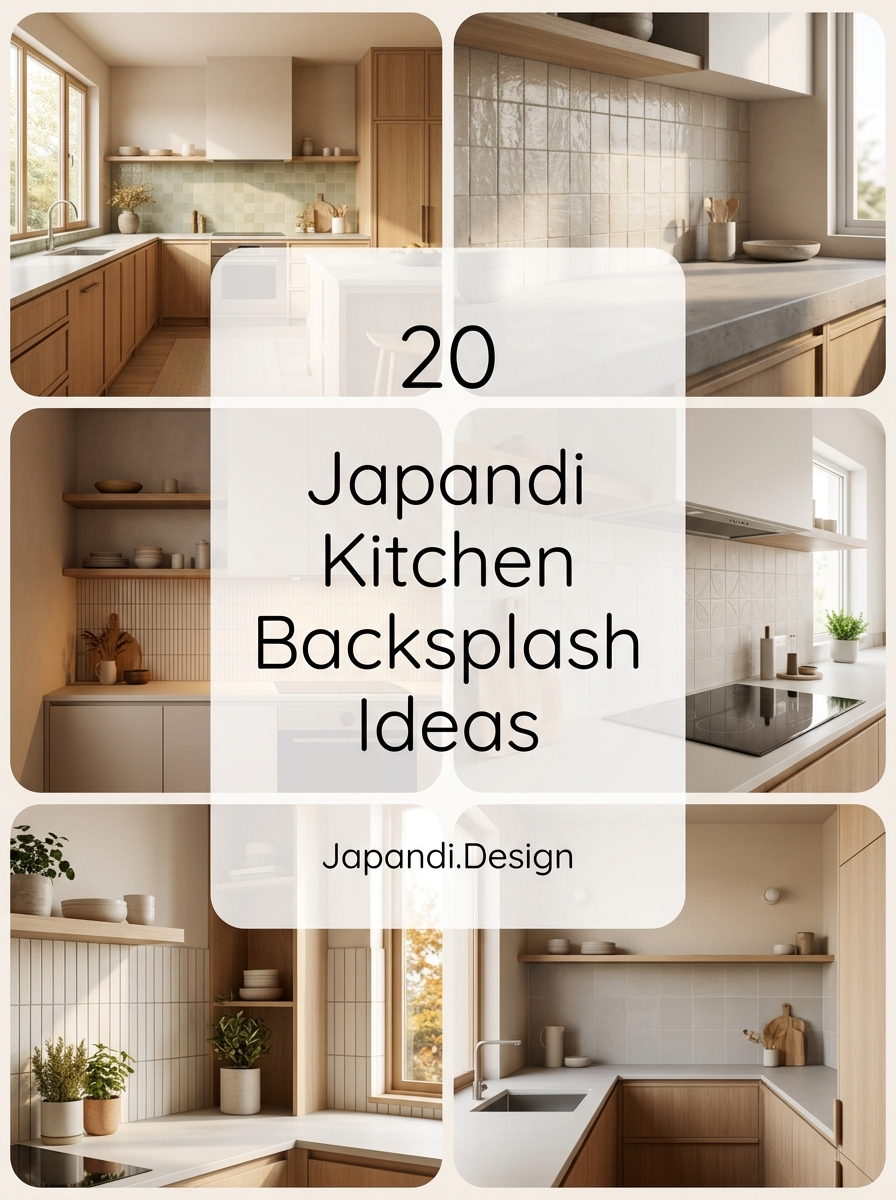Japandi Kitchen Backsplash Ideas for a Balanced and Minimalist Culinary Space