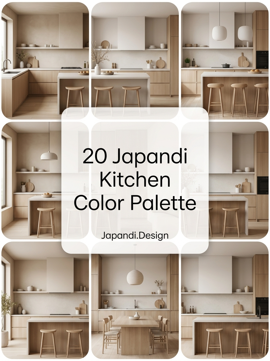 Japandi Kitchen Color Palette Trends for a Harmonious Home