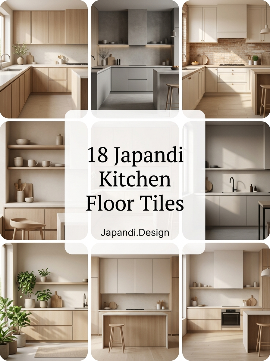 Japandi Kitchen Floor Tiles That Embody Minimalist Warmth