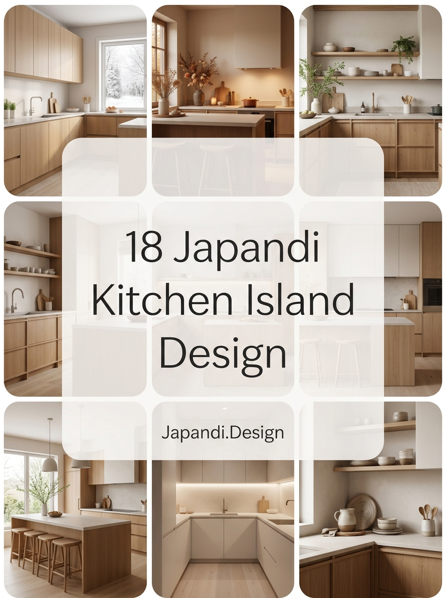 Japandi Kitchen Island Design Concepts for Minimalist Functionality