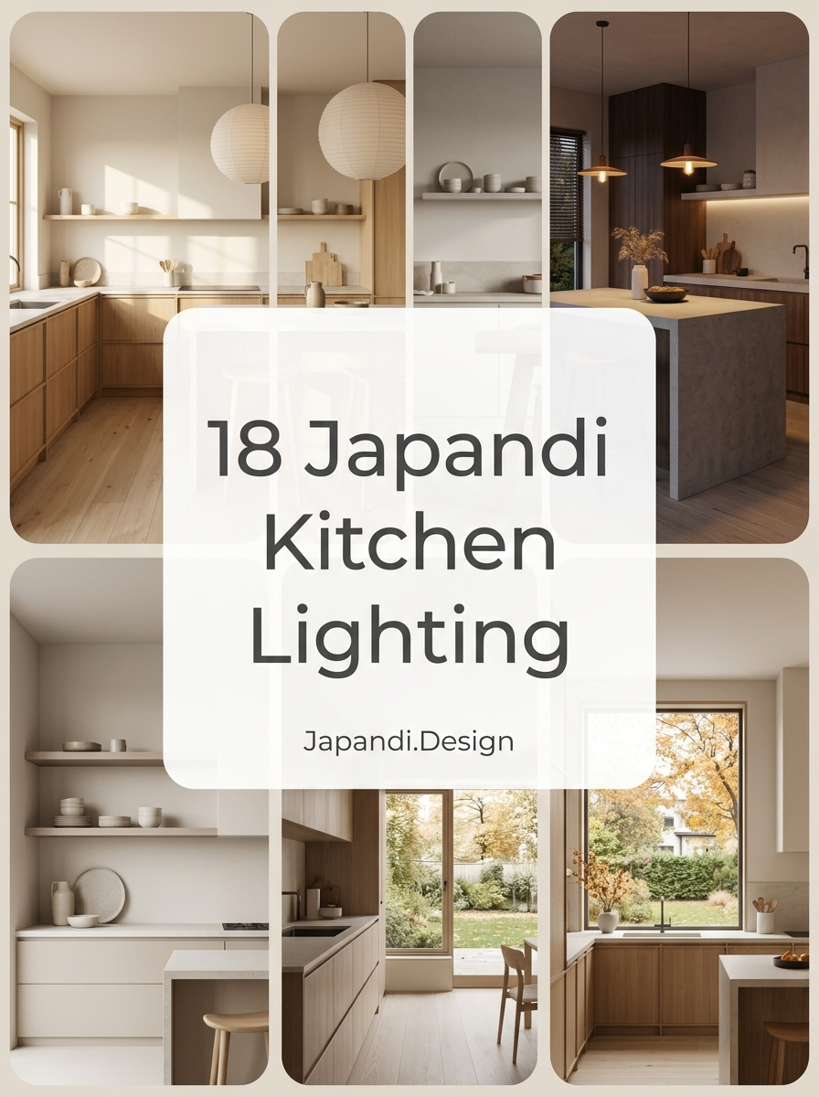 Japandi Kitchen Lighting Solutions for a Minimalist Aesthetic