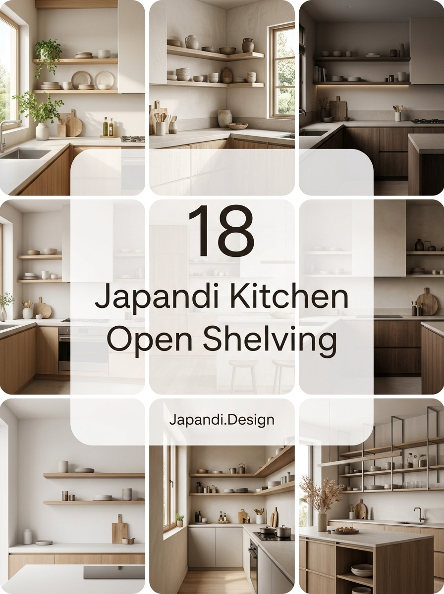 Japandi Kitchen Open Shelving Arrangements That Elevate Minimalist Living