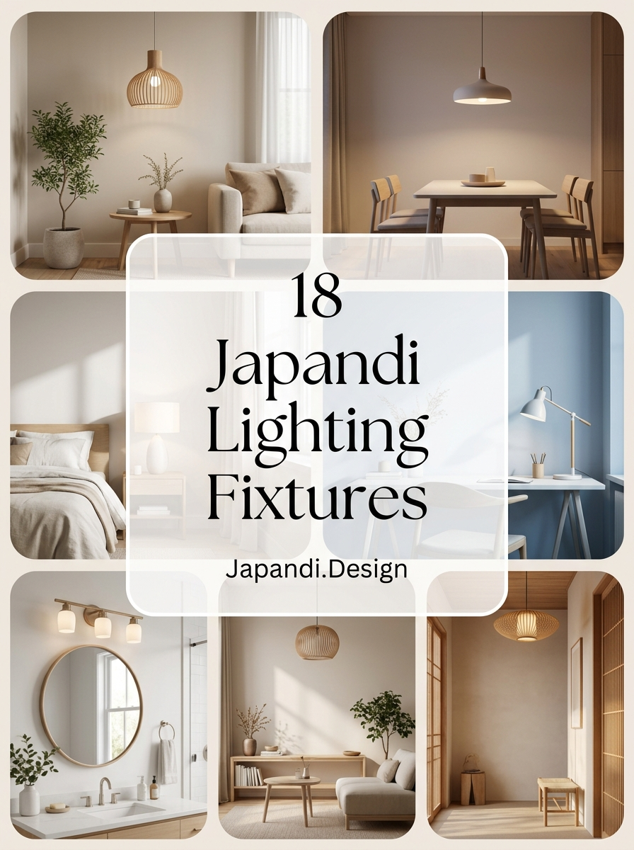 Japandi Lighting Fixtures That Elevate Modern Minimalism