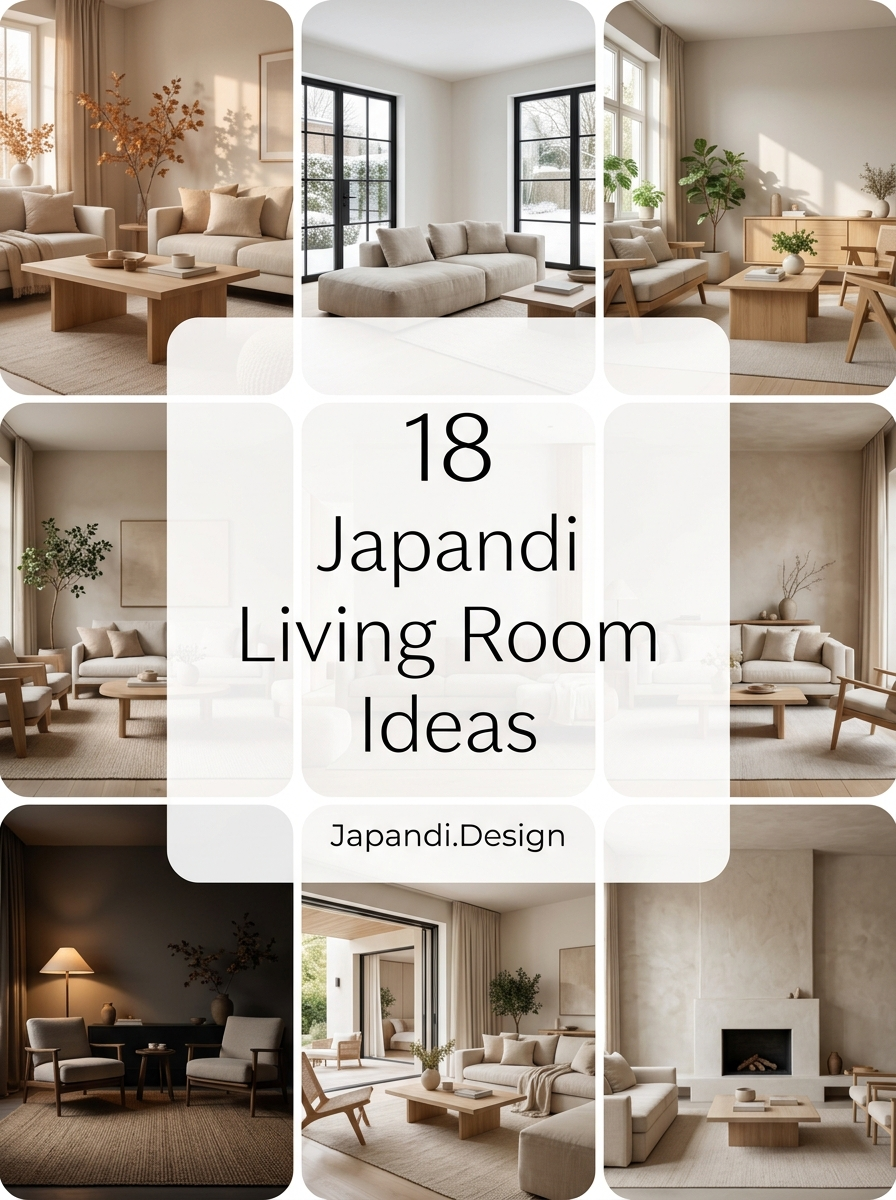 Japandi Living Room Ideas for a Balanced and Minimalist Sanctuary