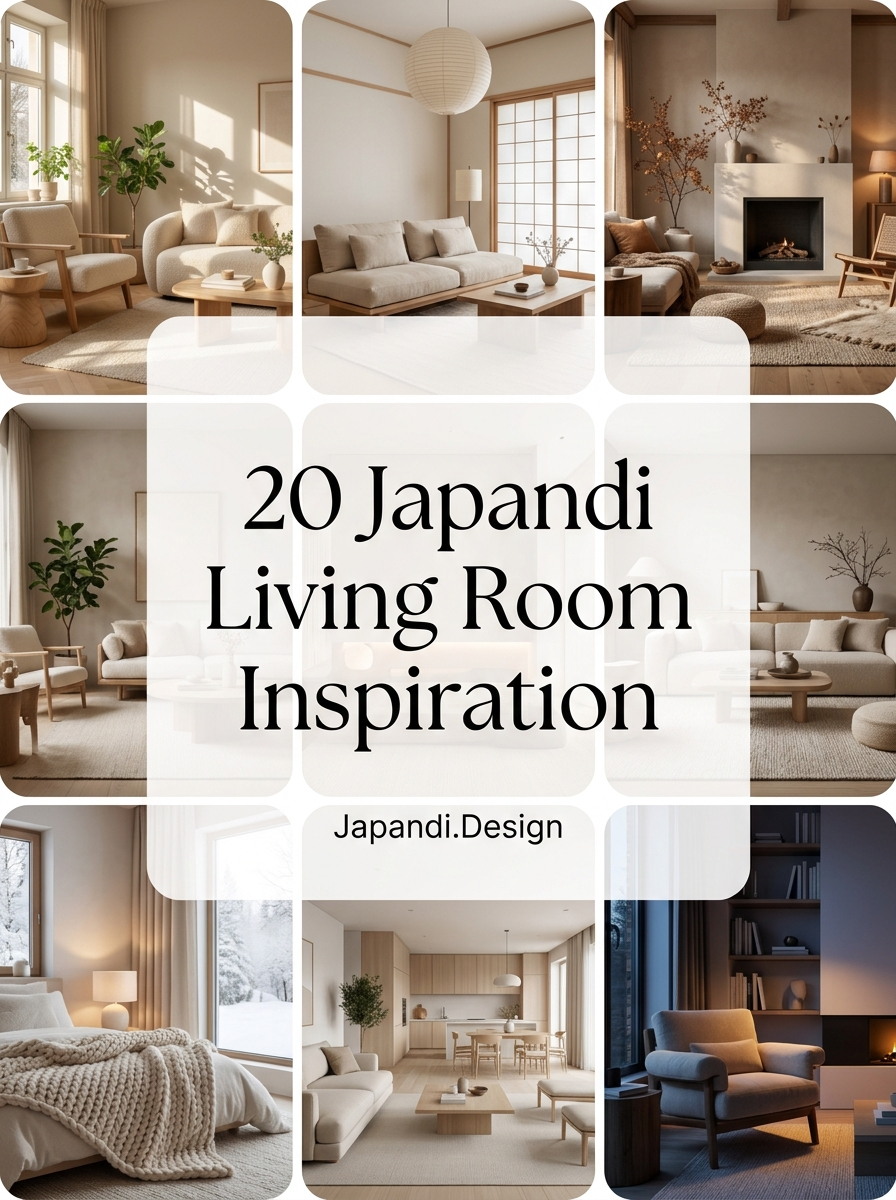 Japandi Living Room Inspiration for a Minimalist Sanctuary