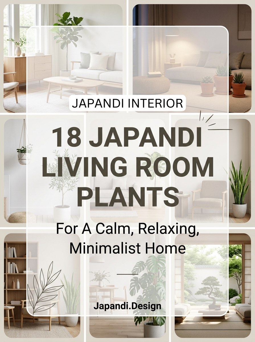 Japandi Living Room Plants That Enhance Minimalist Aesthetics