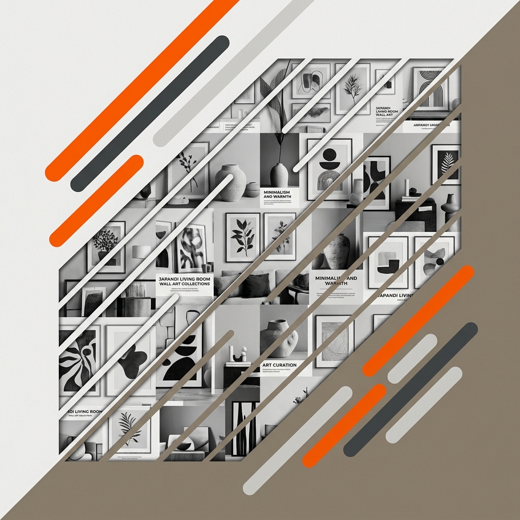 Japandi Living Room Wall Art Collections That Balance Minimalism and Warmth