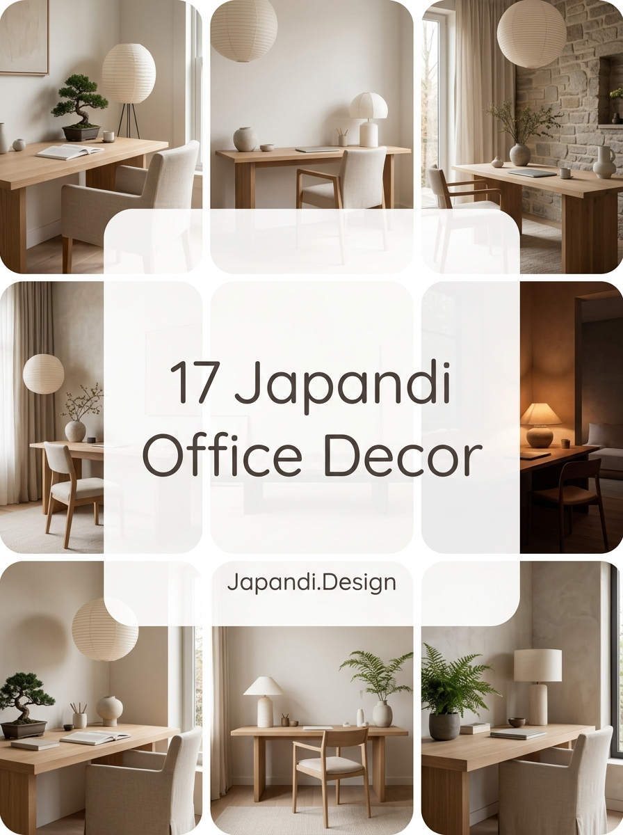 Japandi Office Decor Concepts for a Productive Workspace