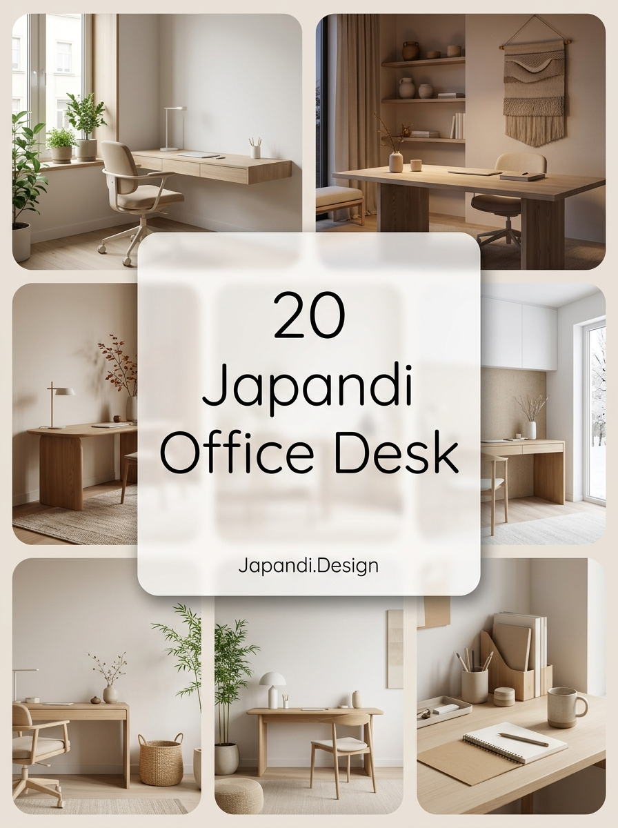 Japandi Office Desk Arrangements That Foster Focused Productivity
