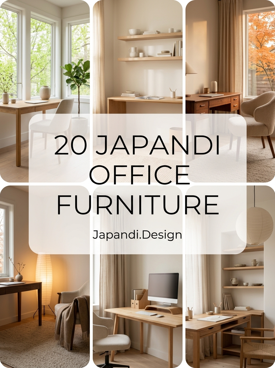 Japandi Office Furniture Collections That Cultivate Focused Calm