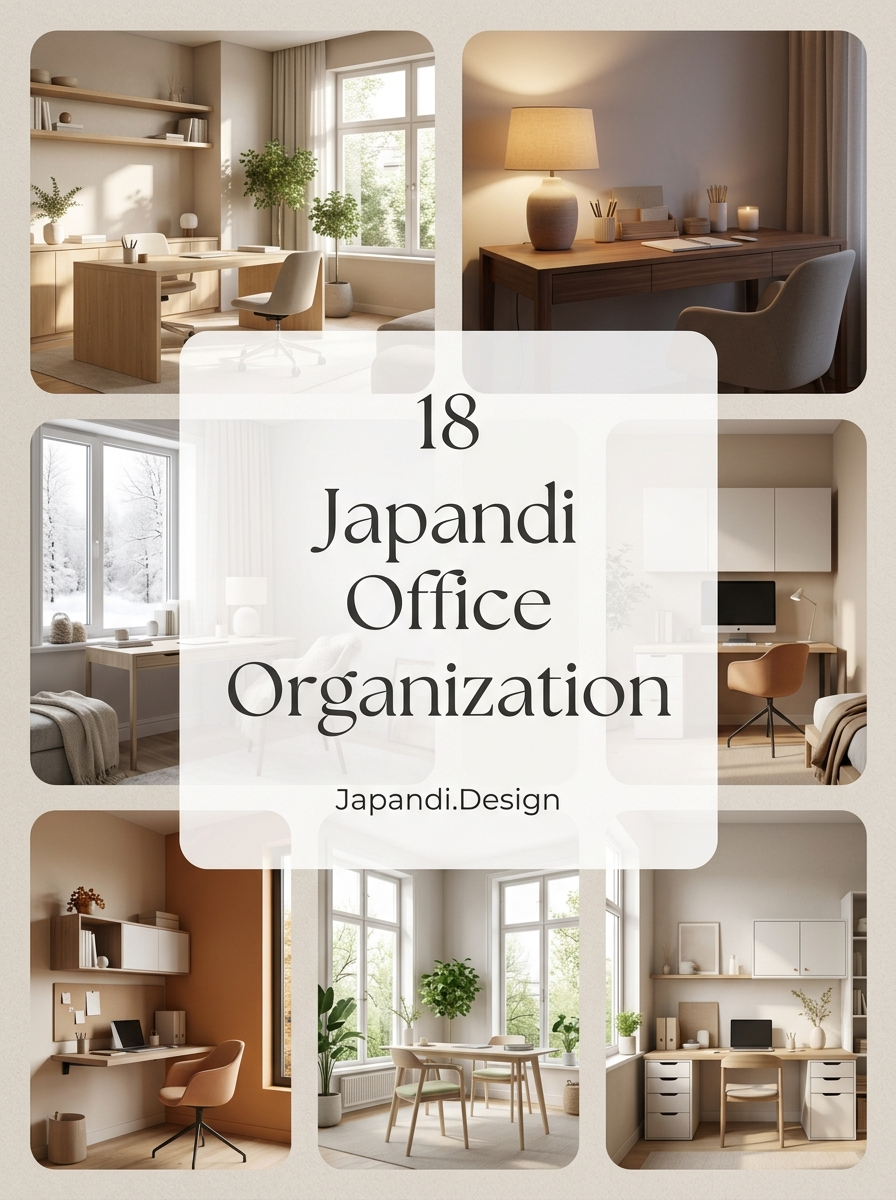 Japandi Office Organization Essentials for a Minimalist Workspace