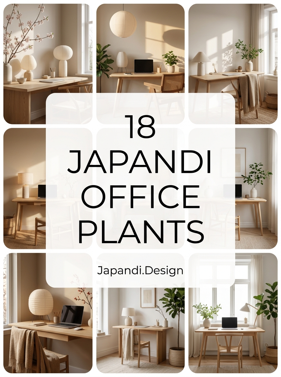 Japandi Office Plants for a Productive and Minimalist Workspace