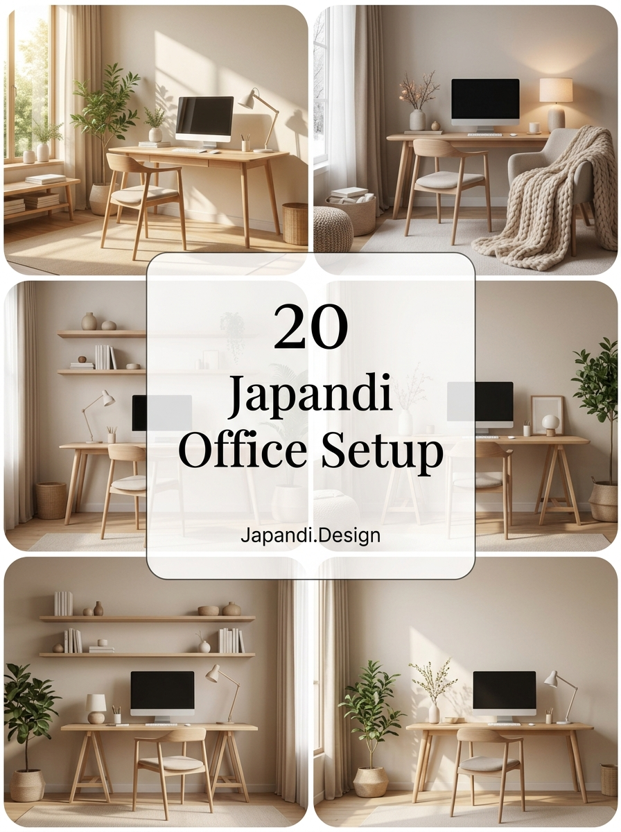 Japandi Office Setup Essentials for a Focused Workspace