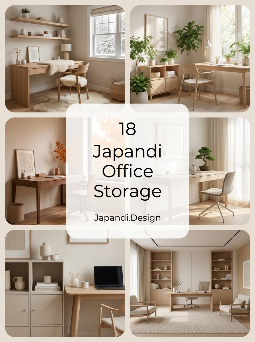 Japandi Office Storage Solutions for a Productive and Minimalist Workspace
